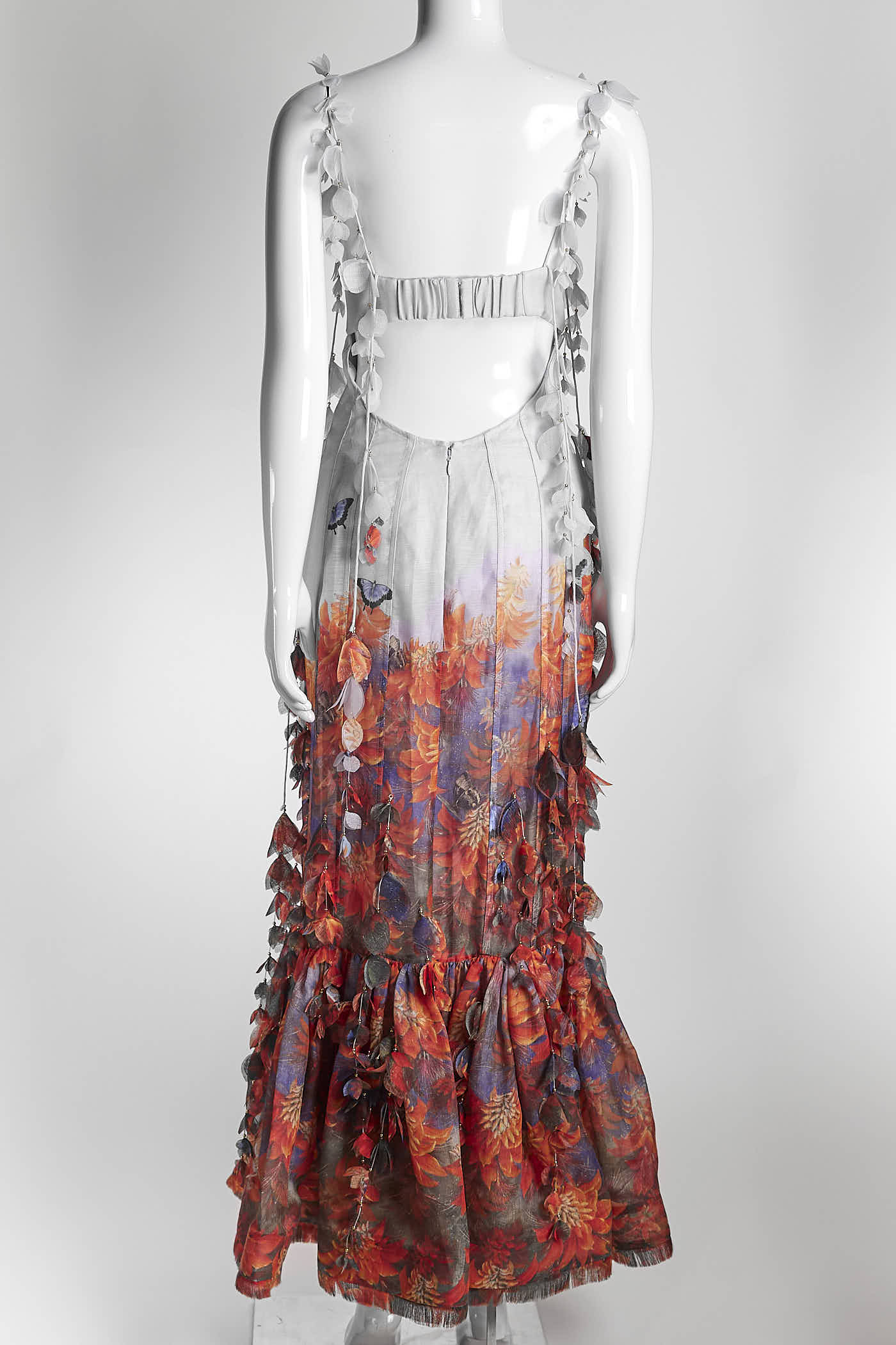 Zimmermann Purple Botanica Printed Petal Gown 0