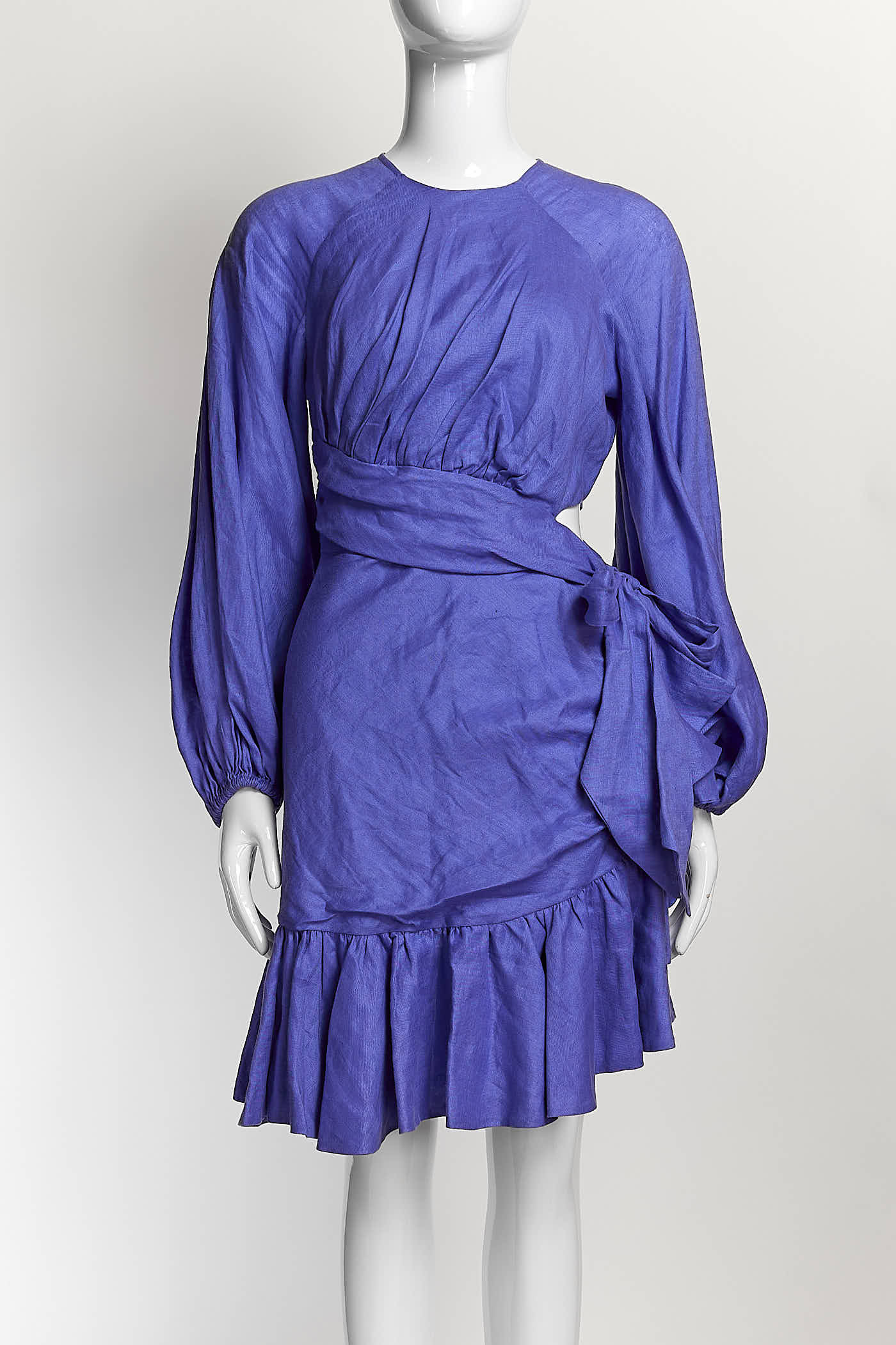 Zimmermann Purple LINEN Dress AU1