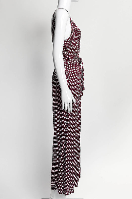 Zimmermann Red Polka Dot Jumpsuit 0
