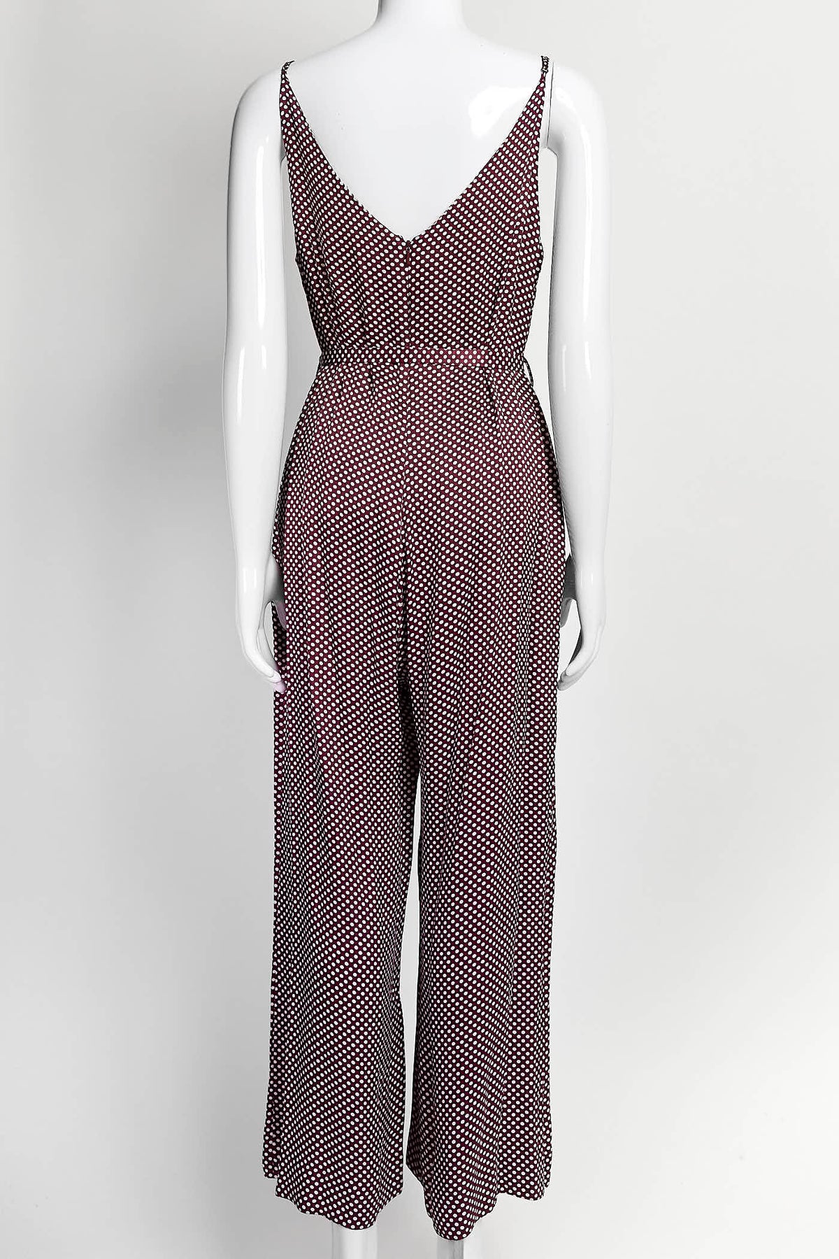 Zimmermann Red Polka Dot Jumpsuit 0