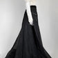 Zuhair Murad Black/White Cold-shoulder Embellished Gown IT 42