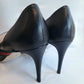Gucci Black Leather d'orsay Pumps 41