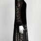 Gucci Black Silk Moroccan Print Dress 42