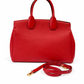 Salvatore Ferragamo Calfskin The Studio Bag Red