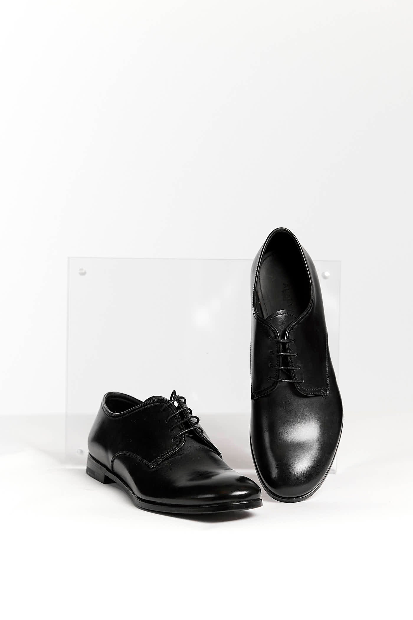 Alaia Black Laced VEAU SPORTIF Derby Shoes Metal Eyelet 38