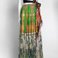 Dolce & Gabbana D&G Patterned Silk Long Skirt 38