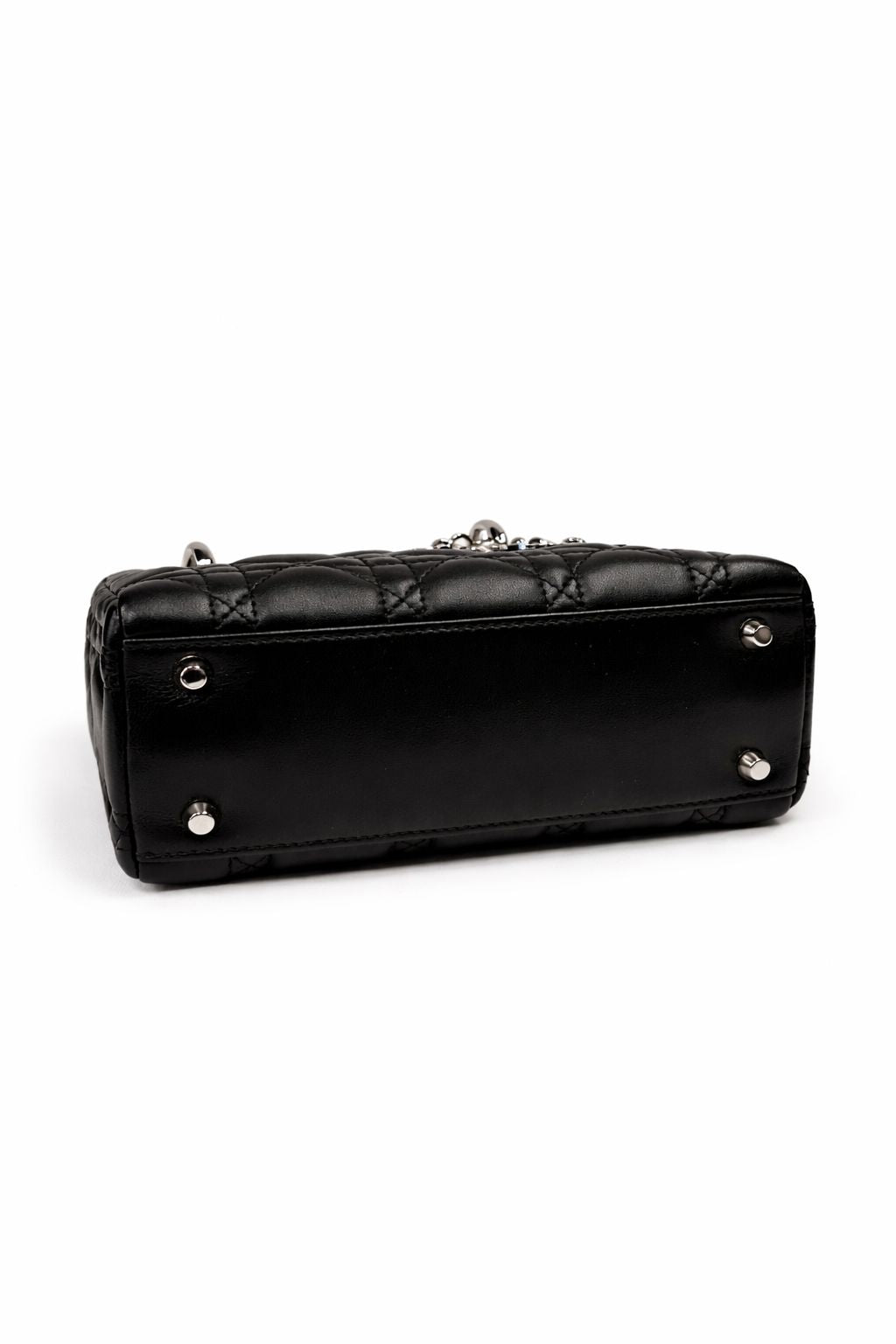 Christian Dior Black Leather Mini Lady Dior