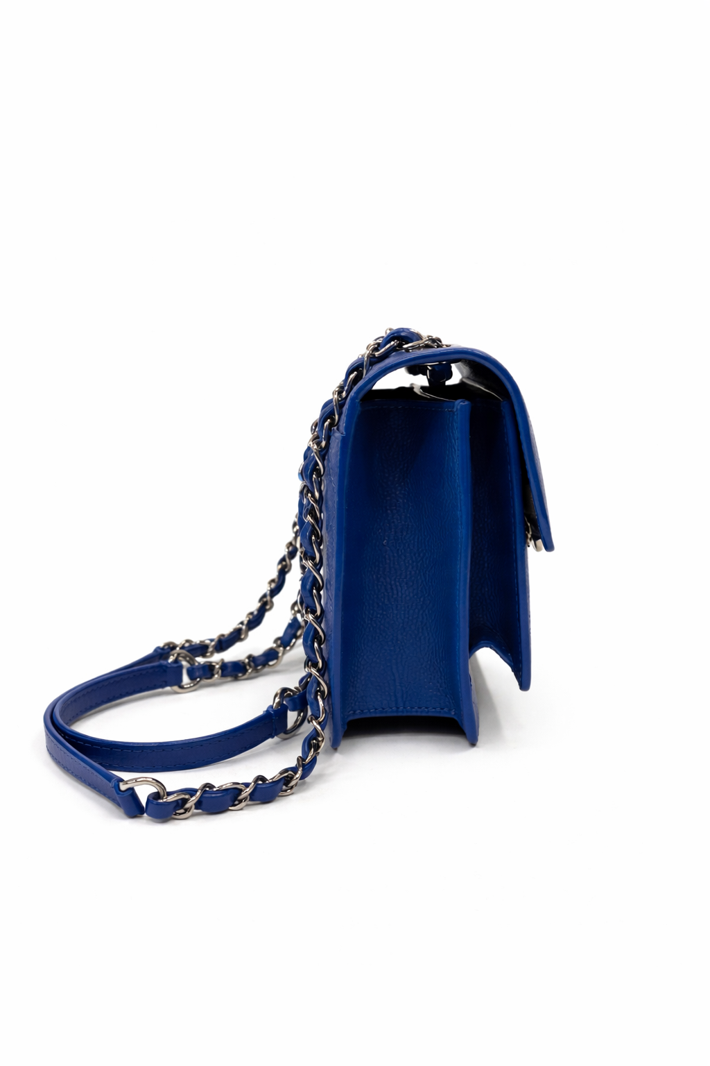 Chanel Cobalt Blue Small CC Box Chain Flap Bag