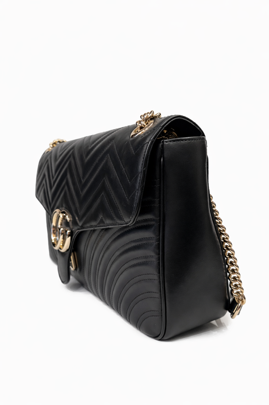 Gucci large GG Marmont shoulder bag