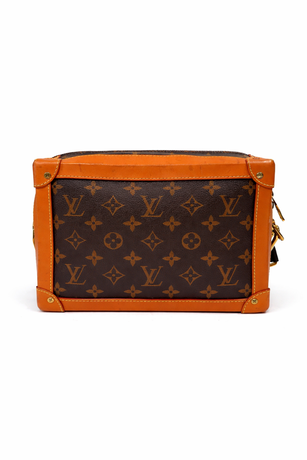 Louis Vuitton Soft Trunk Monogram Gold-tone Brown