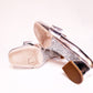 Miu Miu Silver Leather w/Bow Heels 38