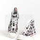 Thom Browne Tweed Frayed Collegiate High Top Sneakers 38