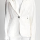 Smythe White Linen Blazer 8