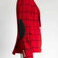 Smythe Red Windowpane Peaked Lapel Blazer 6