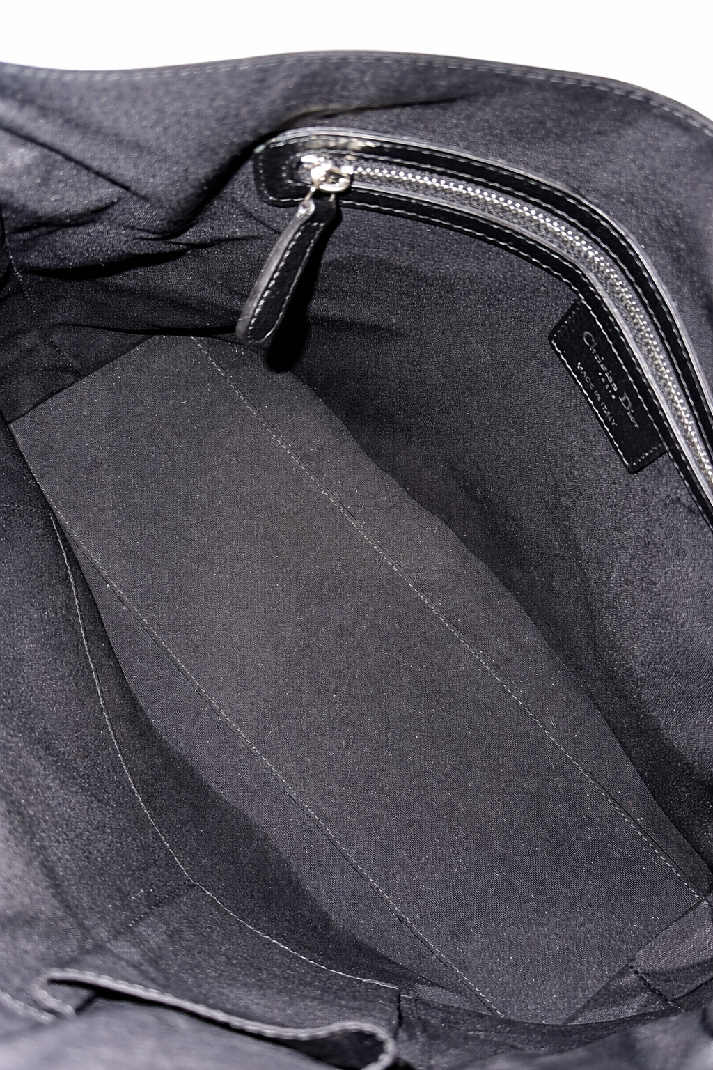 Christian Dior Black Cannage Quilted Lambskin Leather Granville Tote Bag