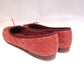 Chanel Orange Flats 39