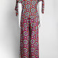 La DoubleJ Pink Patterned Set Top/ Pant S