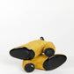 DRIES VAN NOTEN Yellow Suede Sling-back Pumps 37.5