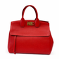 Salvatore Ferragamo Calfskin The Studio Bag Red