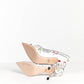 Dolce & Gabbana Graffiti White Heels 39