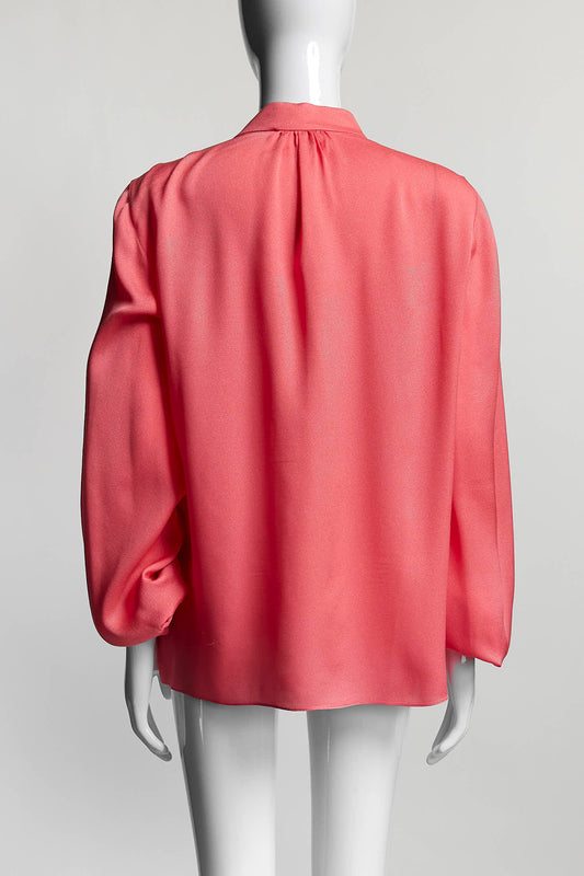 Lanvin PINK Silk Blouse 42