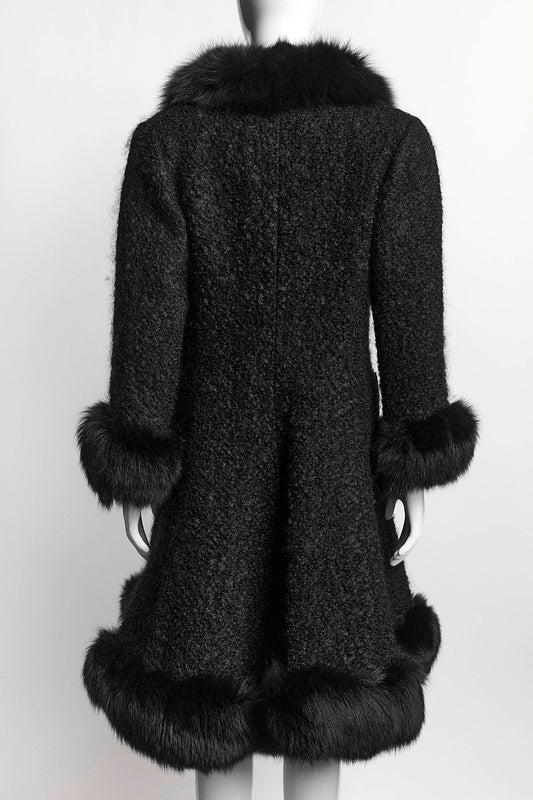 BAYA PARIS BLACK COAT SIZE 42