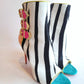 Christian Louboutin Multicolor Zebra /Snakeskin Open Toe Boots 38.5