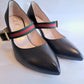 Gucci Black Leather d'orsay Pumps 41