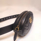 Gucci Black Matelasse Leather GG Marmont Belt Bag 75
