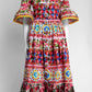 Dolce & Gabbana Mambo Print Flared Dress 40