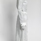 Celine 2000 White Leather Dress S