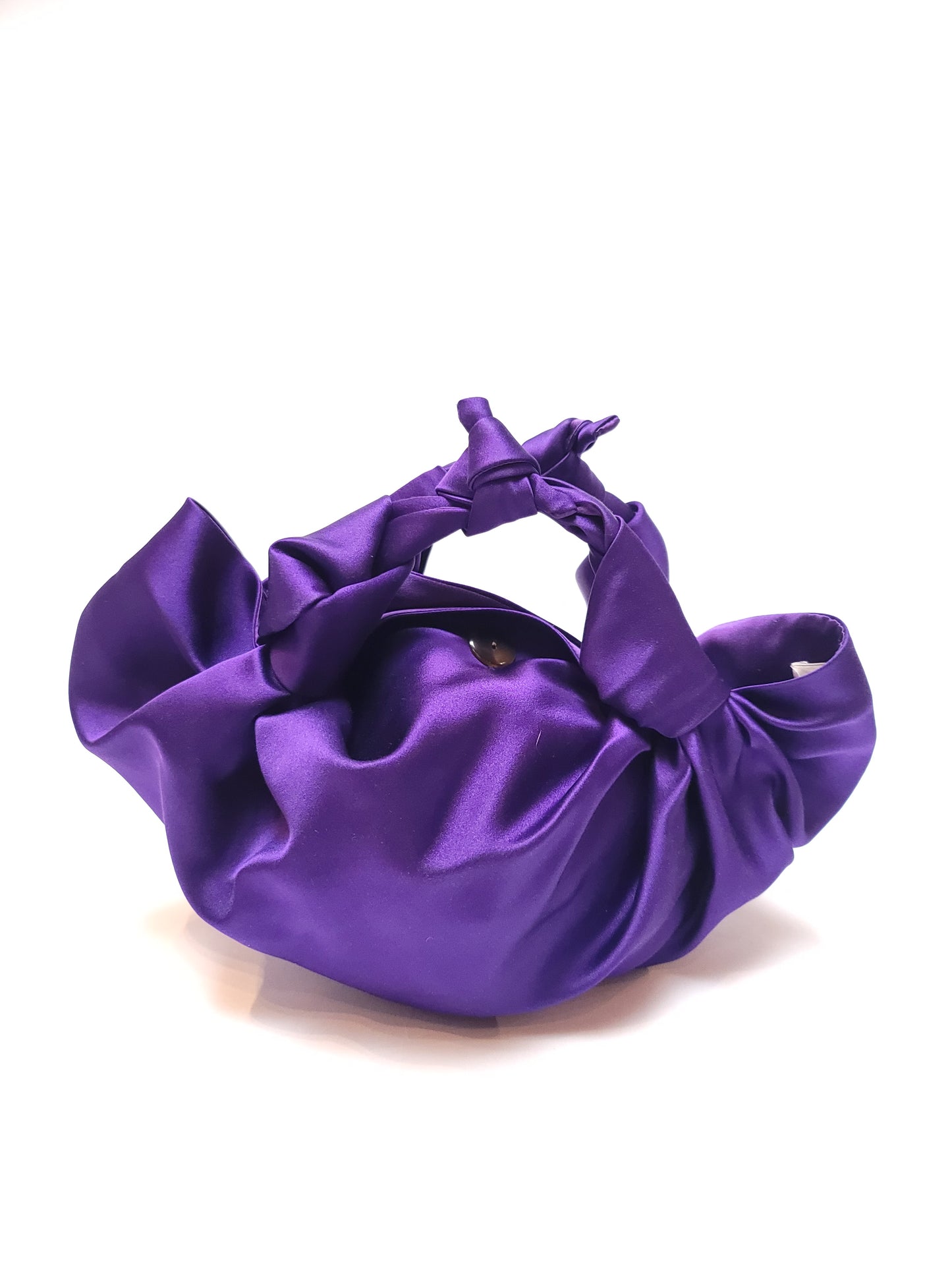 The Row Purple Silk Handbag