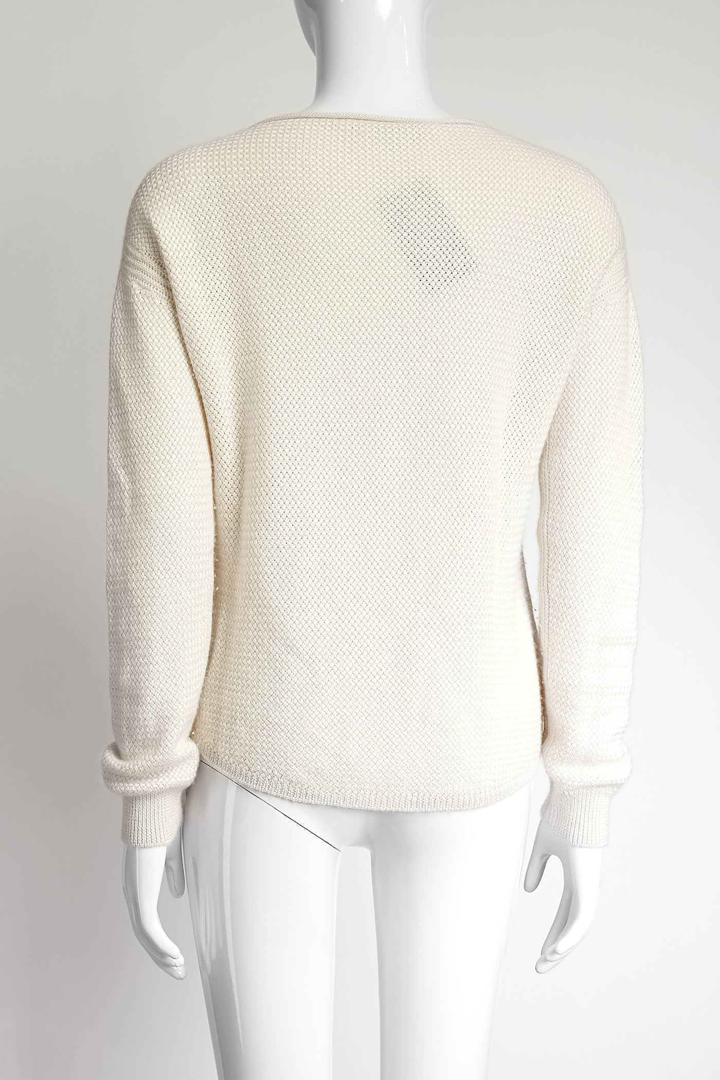 Loro Piana Cream Kint Sweater 42