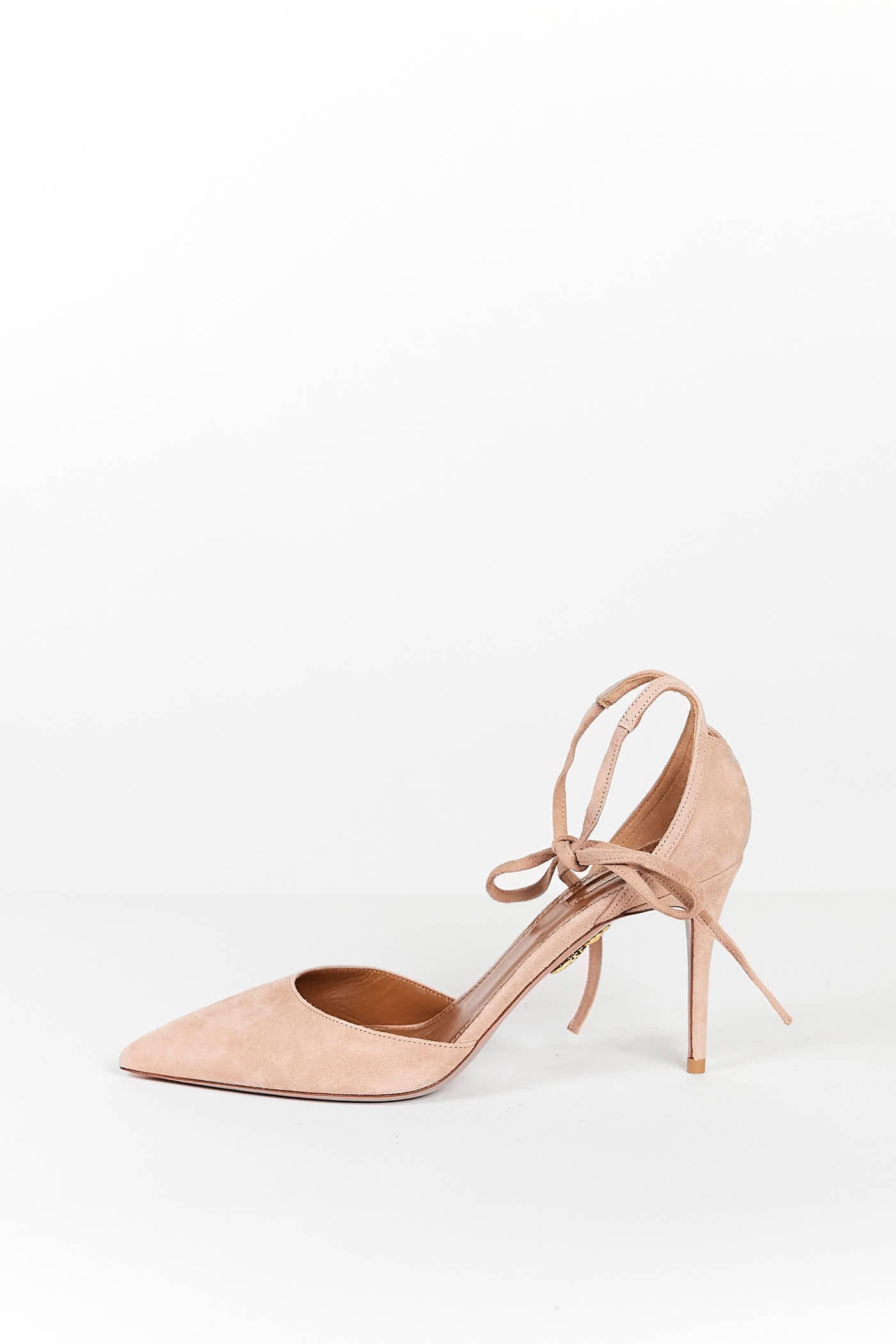 Aquazzura Matilde pumps Pointed Toe Lace-up Front 39