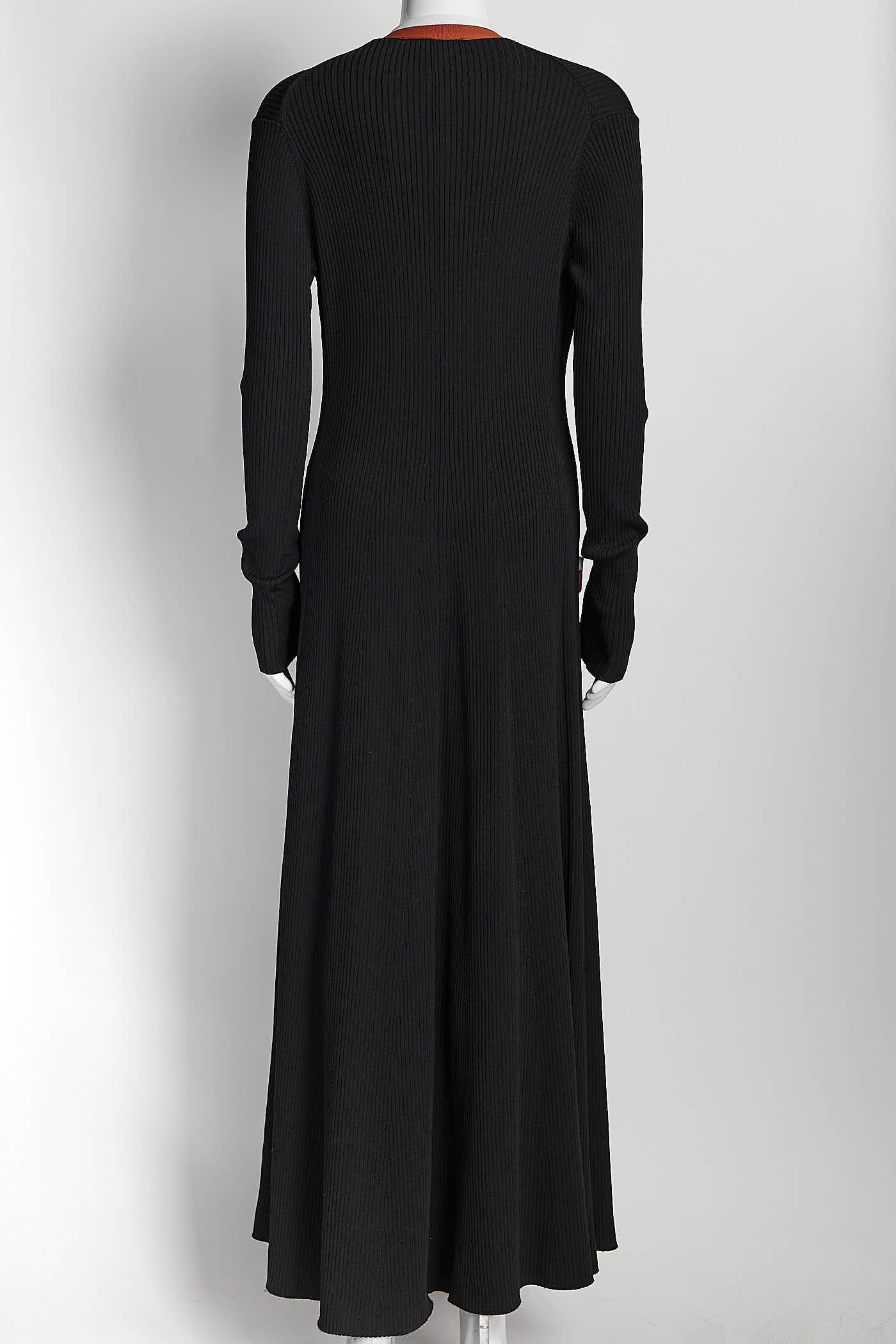 Maje Black Knit Belted Long Cardigan 2