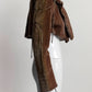 J.MENDEL Brown Fur Cropped Jacket