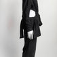Khaite Black Long Dress with Cutout Detail M
