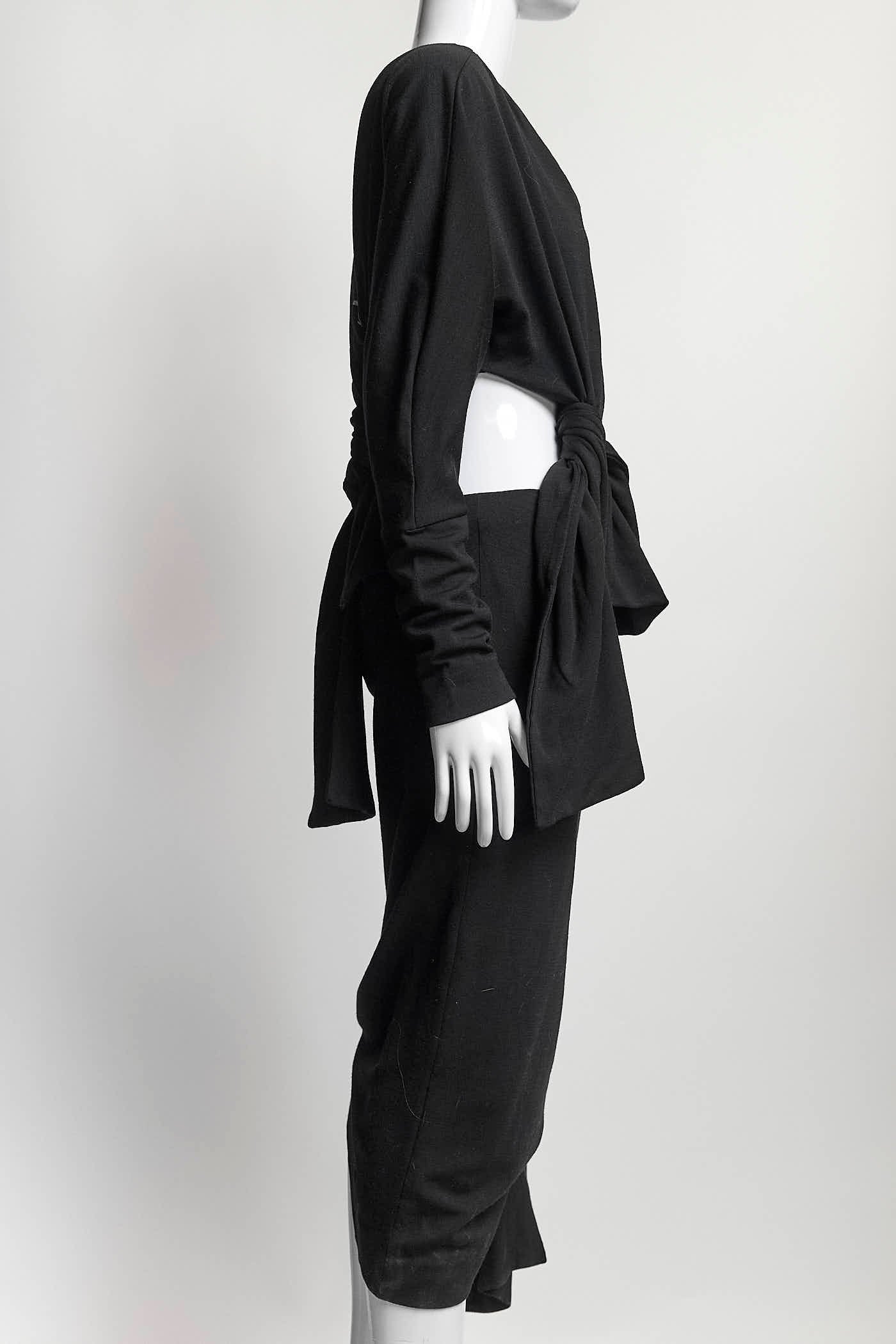 Khaite Black Long Dress with Cutout Detail M