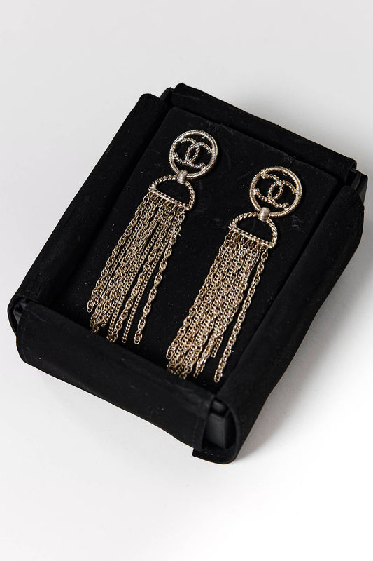Chanel Logo Earrings
