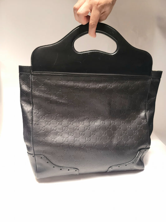 Gucci Guccissima Leather Top Tote Bag
