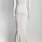 Alexandre Vauthier white Viscose Long Dress 38