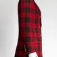 Saint Laurent Red Plaid Wool Blazer 38
