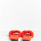 Hermès Orange Shearing Slides 38