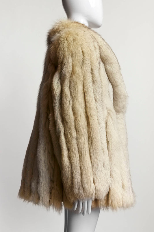 SAGA FOX Blue Fox Fur Jacket