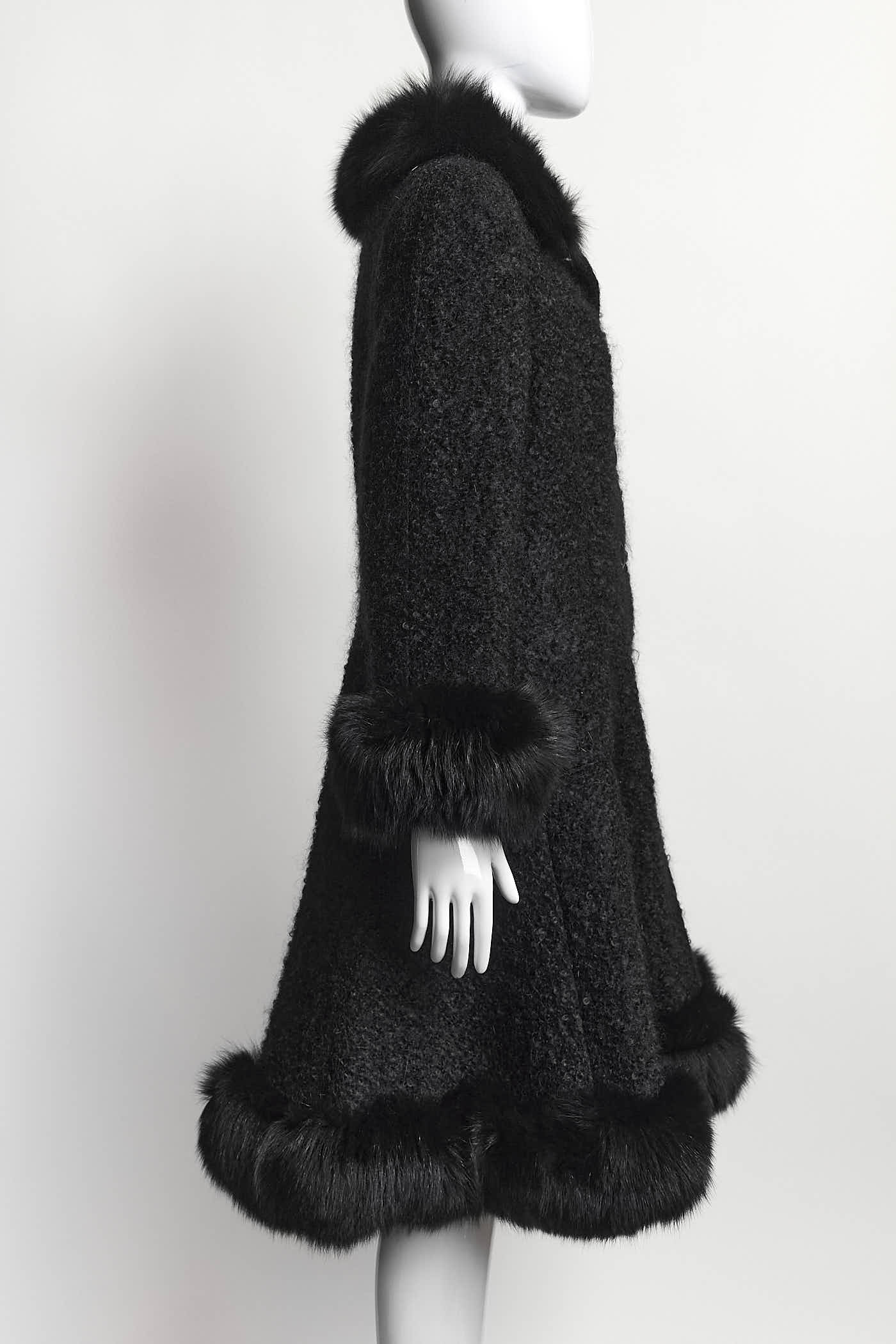 BAYA PARIS BLACK COAT SIZE 42