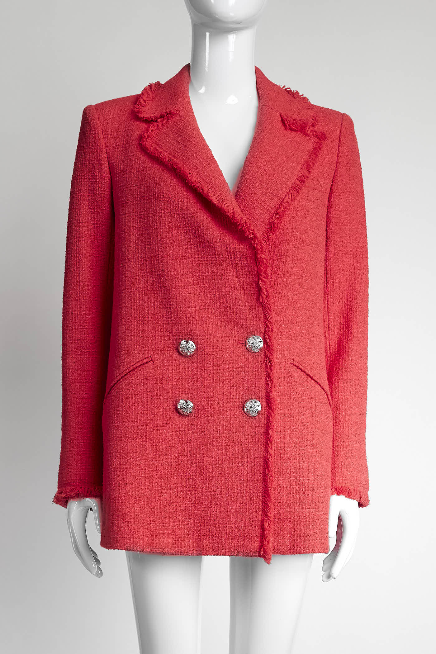 Veronica Beard Red Tweed Blazer 4