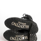 Valentino Garavani Black Shearling Platform Boots 36