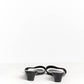 Prada Black Leather Logo Mules 38