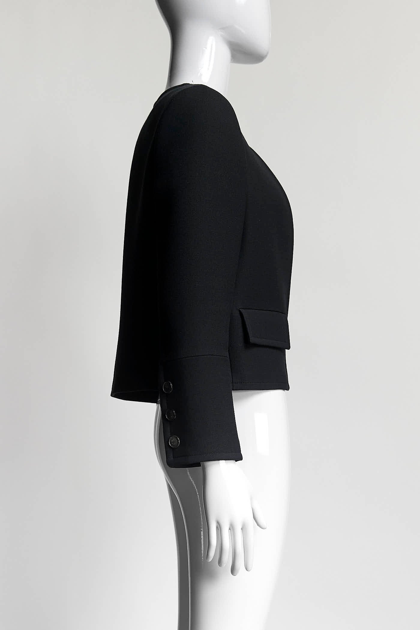 Christian Dior V12 Black Wool Jacket 36