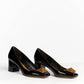 Valentino Patent Leather Studded Accents Pumps 39.5